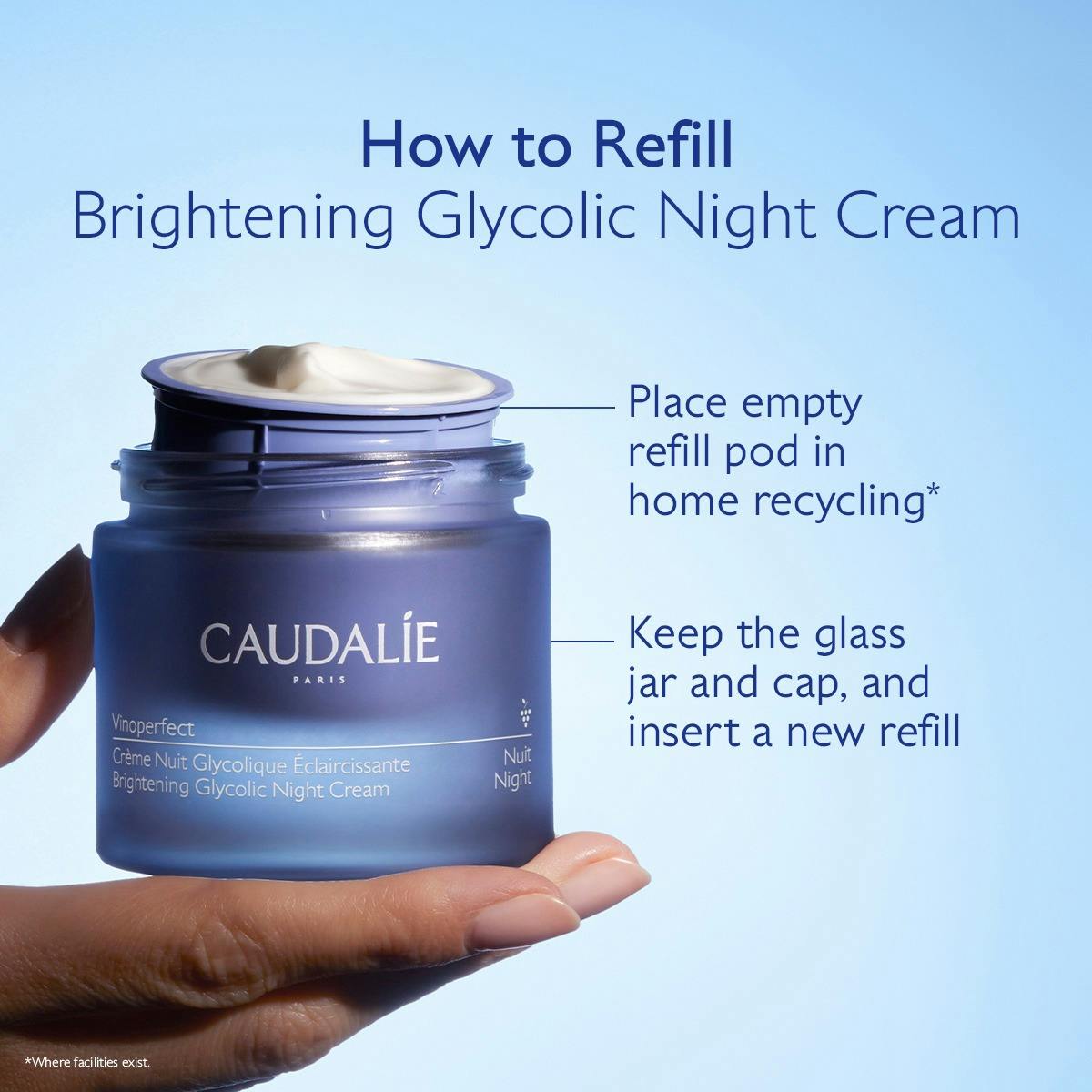 Brightening Glycolic Night Cream - Refill